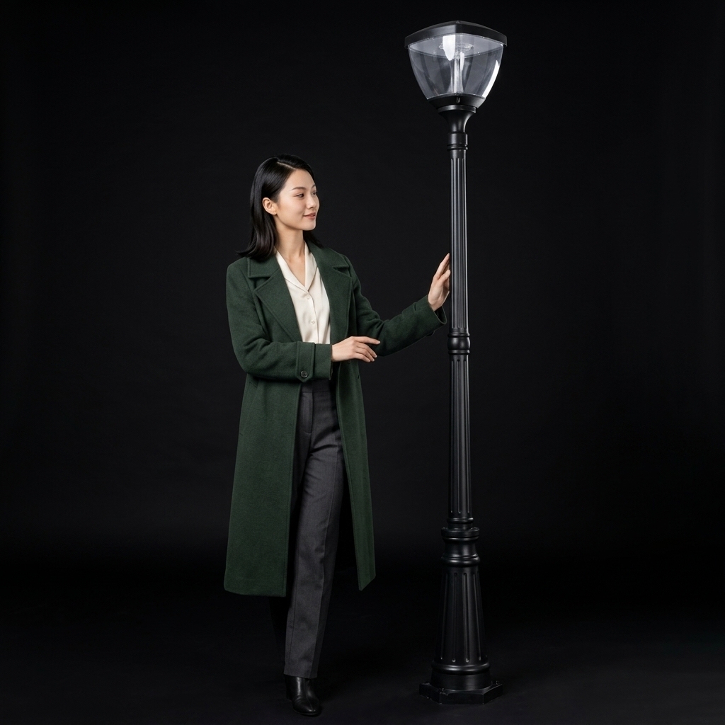Outdoor Solar Garden Light Aluminum Path Lamp IP65 Rated 3500K Warm White Weather Resistant Yard Lighting for Landscape