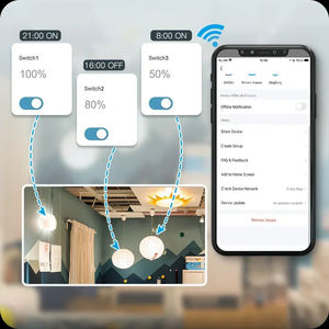 ZigBee/WIFI 조명 조광기 스위치 밝기 무선 제어 스마트 라이프/투야 APP 조명 모드 알렉사 구글 보이스 1/2/3 갱 EU - Product Image 3