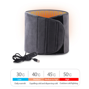 Sabuk Penyangga Punggung Bawah dengan Pemanas - Meredakan Nyeri Pinggang & Punggung, Dapat Diisi Ulang dengan USB, 3 Tingkat Panas, Dapat Disesuaikan untuk Kantor - Product Image 1