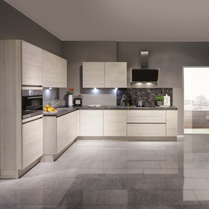 Đơn giản grey/Than thực hiện để đặt hàng nhà bếp đơn vị với thanh gỗ - Product Image 3