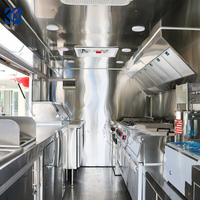 Remorque de cuisine mobile commerciale entièrement équipée pour tacos, burgers, restauration rapide de rue, camion de restauration, chariot de vente ambulante