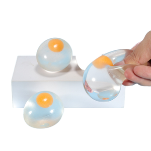 CHENXI Pelotas Antiestrés de TPR con Forma de Huevo, Bolas de Agua para Aliviar la Tensión y el Estrés, Juguetes Blandos de Descompresión - Product Image 1