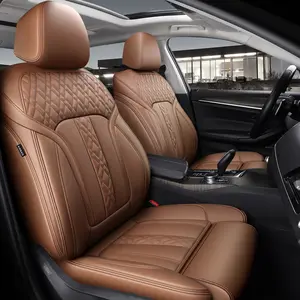 New Arrival Luxury Universal 2023 New Design High Quality Custom Fit 360 All-inclusive Thicken Napa Leather Car Seat Cover