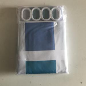 Cortinas de <span class=keywords><strong>ducha</strong></span> con estampado de flamencos y plantas tropicales personalizadas con impresión Digital, decoración del hogar, pantalla de baño impermeable con logotipo personalizado - Product Image 6