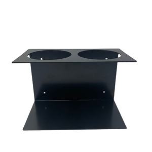 Porte-savon mural en acrylique noir personnalisé, <span class=keywords><strong>double</strong></span> porte-shampoing - Product Image 2