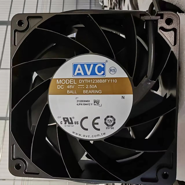 4-wire PWM Speed Control IP68 Waterproof High Air Volume Avc 48 Volt Fan Industrial AVC Cooling Fan Industrial Axial 48v Dc Fan