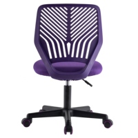Chaises de bureau ergonomiques pivotantes au design moderne avec base en métal, chaises en maille pratiques et confortables