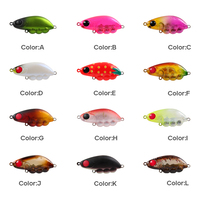 Leurre de pêche dur OEM 35mm 3.9g, type crayon coulant, mini-insecte, avec bille d'acier fixe, pour truite, matériel de pêche artificiel