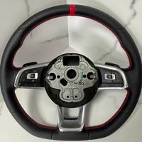 Accessoires en cuir personnalisés en gros pour volant de voiture Volkswagen VW Polo Golf R 6 7 8 MK6 MK7 GTi Passat B7 B8 Jetta Tiguan