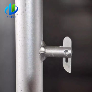 Échafaudage Double coupleur En74 échelle 2.5m croix orthèse tailles matériel d'échafaudage <span class=keywords><strong>prix</strong></span> d'échafaudage par mètre carré - Product Image 3