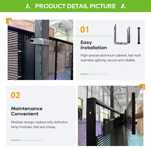 Impresionante <span class=keywords><strong>puente</strong></span> fachada vidrio ventana pared malla pantalla Ultra claro transparente LED pantalla para ciudad punto de referencia al aire libre medios - Product Image 4