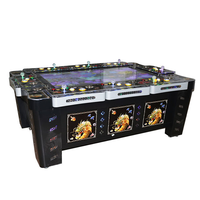 Software de juego Cooldragon Lion Fish para 10 jugadores, gabinete de mesa, enchufe estadounidense, operado con monedas en inglés, de disparos.