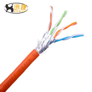 Ad alta frequenza seriale/XUNJIE serie H-FR cavo di rete in rame puro doppio schermato dieci Gigabit ad alta velocità Sftp Cat8a Cat8 - Product Image 4