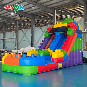 สไลเดอร์สระว่ายน้ำสำหรับเด็กทำจากพีวีซีสีสันสดใส - Product Image 5