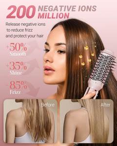 5 in 1 Hair Dryer <b>Hot</b> <b>Combs</b> Straightener <b>Comb</b> Curler Blow Dryer Brush One Step Home <b>Hot</b> Air Styler Hand Dryer for Hair - Product Image 2