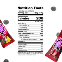 Étiquettes personnalisées Vente à chaud Bonbons aigres sucrés épicés Saveur Bonbons Gommes à mâcher dures et croustillantes Goutte