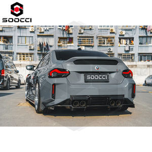 宝马G87 M2 G42 2系列M240i轿跑车车身套件后保险杠类型通用的干式碳纤维v型后行李箱尾箱盖 - Product Image 6