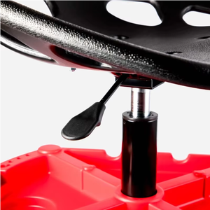 Sgabello da Meccanico con Sedile Girevole, Cassetta degli Attrezzi per Garage, Officina, Lavaggio Auto e <span class=keywords><strong>Pulizia</strong></span> - Product Image 4