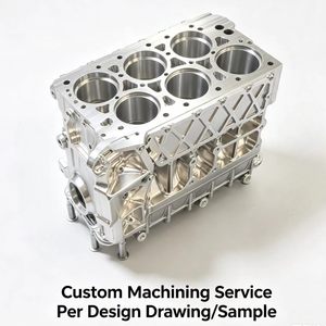 Servicio Personalizado de Mecanizado CNC de Aluminio de 5 Ejes con Anodizado para Carcasas de Motor y Cajas de Equipos de Extrusión de Cavidades 7075 de Precisión - Product Image 1