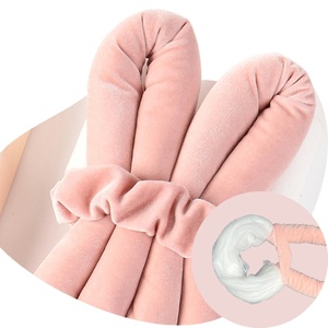 Set di 6 Arricciacapelli Senza Calore per Ricci Notturni, con Bastoncini in Raso e Velluto, Kit per Styling Notturno, Creatore di Onde per Donne - Product Image 4