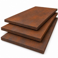 Tôle d'acier Corten ASTM A588, tôle d'acier patiné naturel pour la décoration de façades de bâtiments et le revêtement mural