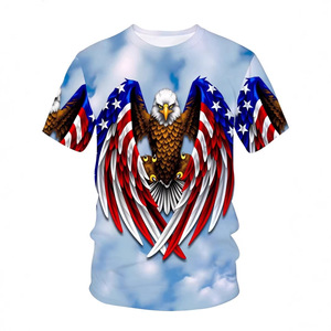 Men's <b>Lion</b> Print T-<b>Shirt</b> Short Sleeve 100% Polyester Breathable Summer Casual Wear - Product Image 4
