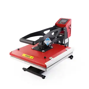 38 x 38 cm 15" x 15" Manual Flat Clam Heat Press Ironing Machine for T shirt Printing