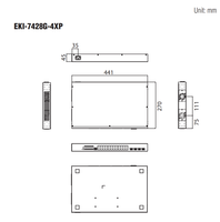 Commutateur réseau Ethernet industriel géré L2 PoE Advantech EKI-7428G-4XP 24 ports Gigabit Ethernet 4 ports SFP 10G