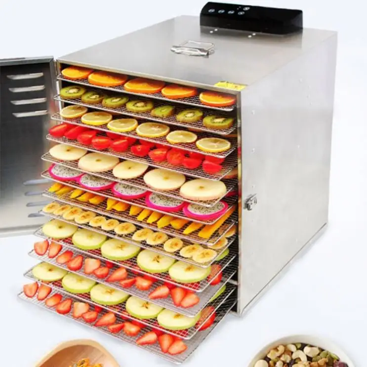 Máquina de secar tomate desidratador de frutas máquina de secar alimentos desidratador de 30 bandejas