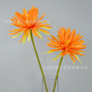 Fleur artificielle à tige unique Epiphyllum de Chen Zhongyu, blanc crème, en polyester, accessoire de photographie de mariage - Product Image 2