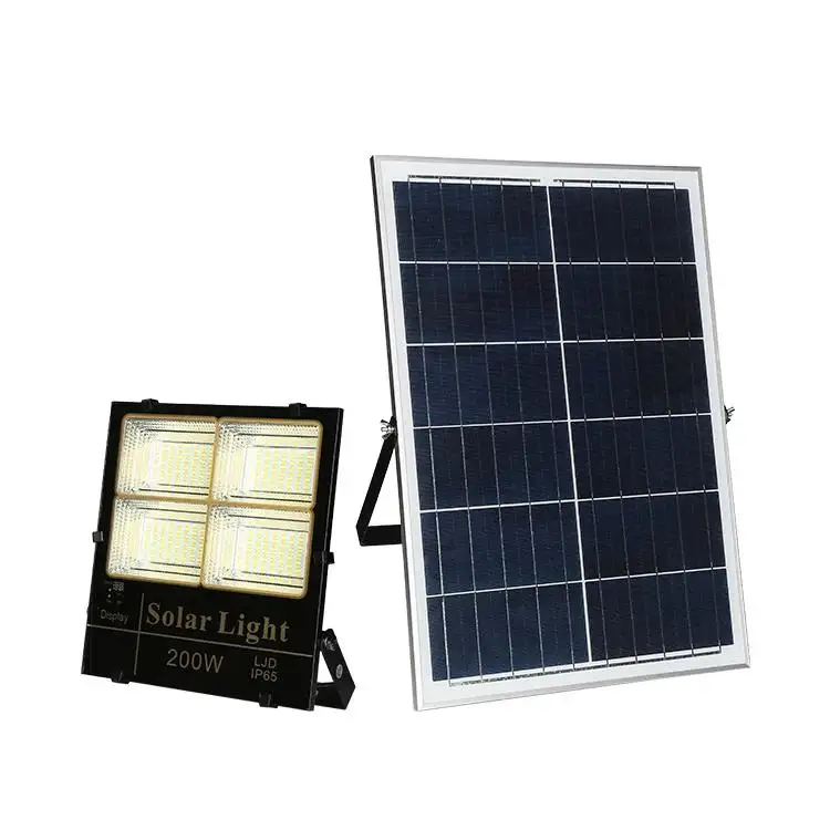 COYOLED Par ışık su geçirmez Ip65 şarj edilebilir güneş projektör güç göstergesi güneş ışıkları açık 30w 60w 100w