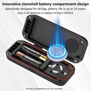 Funda Protectora Impermeable para Accesorios de Teléfono Móvil, <span class=keywords><strong>Dispositivo</strong></span> de Posicionamiento, Localizador de Equipaje con GPS para Android, Compatible con AirTag - Product Image 2