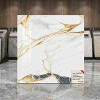 Carreaux de sol en porcelaine vitrifiée émaillée blanche moderne 600x600, prix usine, pour salle de bain et villa