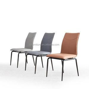 Stylish Luxury Modern Durable Adjustable Extendable Faux Leather High Back <b>Padded</b> Dining Room <b>Chairs</b> Top Home Furniture - Product Image 3
