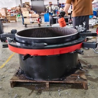 Machine de découpe et de chanfreinage de tuyaux à pince externe OCP-914, chanfreineuse de tuyaux portable à cadre divisé pour tuyaux en acier au carbone et en acier inoxydable