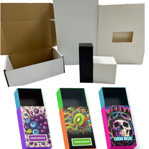 Custom Corrugated Shipping Printed <b>Foldable</b> Mail Packing Customized Airplane Paper <b>Box</b> - Product Image 1