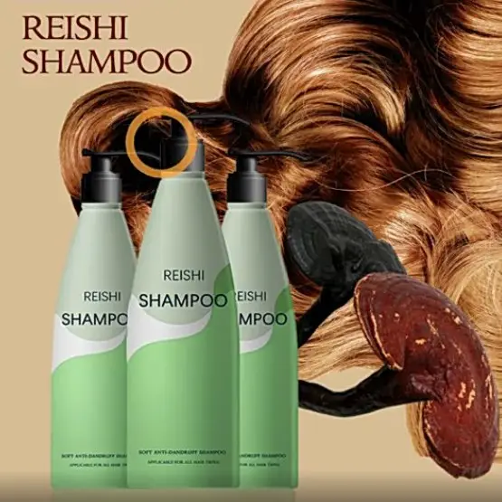 Shampoo balsamo per capelli Reishi con estratto di Ganoderma Lucidum ripara la migliore base danneggiata