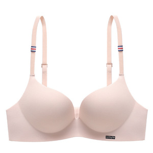 Wholesale Cheap Comfortable Breathable Wirefree Seamless Everyday Sexy Push 3/4 Cup Eco-Friendly <strong>Small</strong> <strong>Breast</strong> One-Piece <strong>Bra</strong> for - Product Image 3