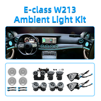 Haut-parleur rotatif 3D pour aérateurs avant et arrière avec éclairage d'ambiance 64 couleurs pour Mercedes-Benz Classe E W213