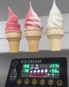 Nouvelle <span class=keywords><strong>Machine</strong></span> à Glace <span class=keywords><strong>Professionnelle</strong></span> de Comptoir Trois Saveurs pour Usage Commercial - Product Image 4