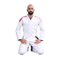 Seragam BJJ Unisex Grosir untuk Brazilian Jiu Jitsu, Pakaian Latihan Bela Diri yang Tahan Lama, OEM/ODM