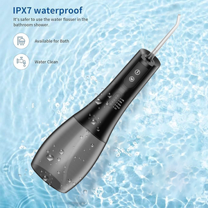 Hilo <span class=keywords><strong>dental</strong></span> de agua inalámbrico para niños y adultos, limpiador de dientes IPX7, <span class=keywords><strong>irrigador</strong></span> bucal portátil - Product Image 4
