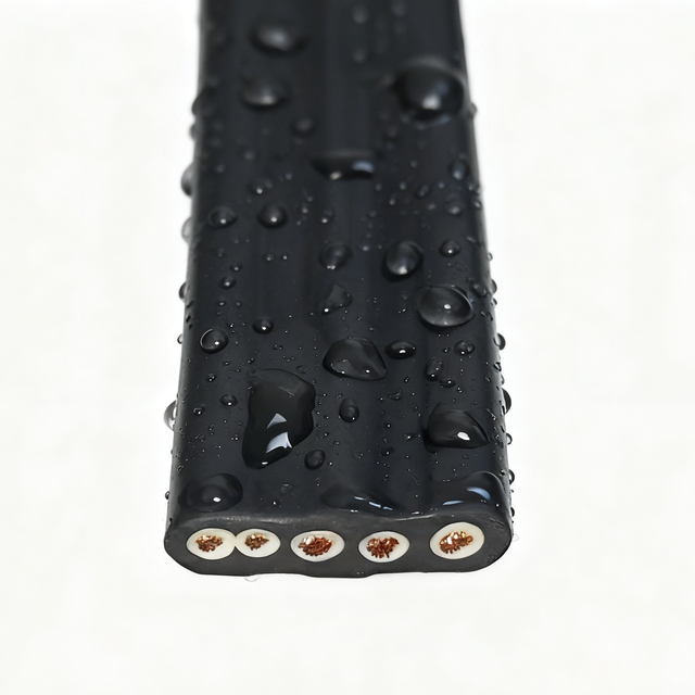 Flexible Rubber Sheath 450/750V Waterproof Flat Submersible Pump Cable 2.5mm 4MM 6MM 3 4 Core 4*10 4*16 Electric Power Cables