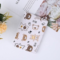 Étui de passeport en cuir PU, porte-cartes d'identité avec Logo d'animal imprimé personnalisé, Badges colorés, 1 pièce