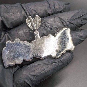 <b>Top</b> Quality Moissanite Diamond Pendant Necklace 925 Sterling <b>Silver</b> D Color VVS1 <b>Sparkle</b> Jewelry for Men Gift Available for Sale - Product Image 6