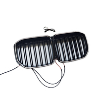 Alta calidad para 19-22 X7 G07 doble 2 líneas Led rejilla negro brillante