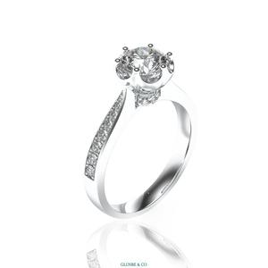 Customizable Color Luxury Moissanite Diamond Engagement <b>Ring</b> Viet Nam Fashion Jewelry Engagement <b>Rings</b> - Product Image 1
