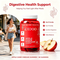 Gummies ACV avec Vitamine B12, Betterave et Grenade – Complément Végétalien – Cure Détox de 30 Jours – Digestion Saine et Santé Intestinale