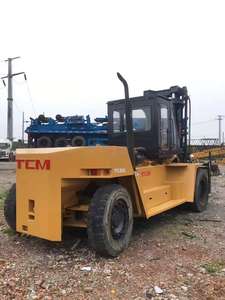 Montacargas diésel Komatsu TCM Mitsubishi Kalmar original de 20 toneladas de Japón, apilador de palets, equipo de elevación usado Fd200 cpcd200 - Product Image 4