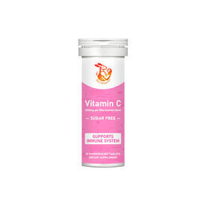 Tabletas Efervescentes de Vitamina C Más Vendidas con Suplemento de Potasio Diseñadas para Apoyar un Sistema Inmunológico Saludable - Product Image 1